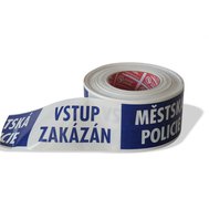 Ohraničující páska MĚSTSKÁ POLICIE - VSTUP ZAKÁZÁN - 75mmx330m