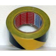 TESA podlahová lepicí páska 180 µm - ŽLUTO/ČERNÉ PRUHY