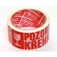 Balicí lepicí páska š. 50 mm "POZOR KŘEHKÉ, FRAGILE"