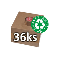 Ekologická papírová lepicí páska hnědá 50mmx50m *cena za karton=36ks*